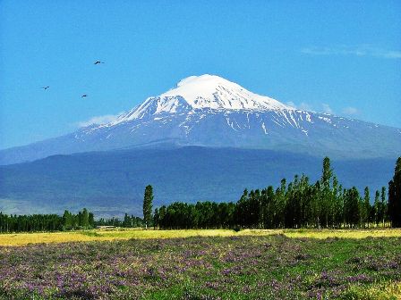 View of Mt. Ararat from Turkey